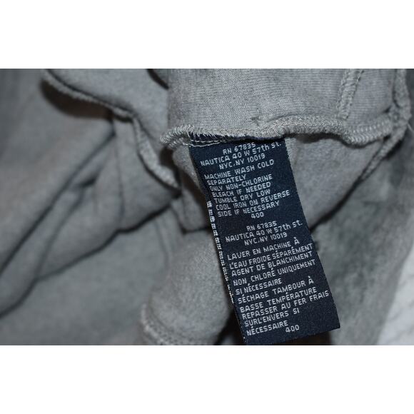 Nautica Velour Athletic Jacket Mens Size Large Y2K Style Hip Hop Polyester Blend - Picture 8 of 9